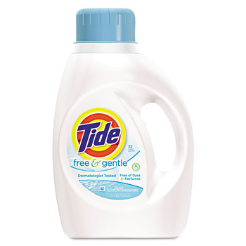 PRODUCTS | Tide 41823 Free and Gentle 46 oz. Bottle Laundry Detergent (6-Piece/Carton)