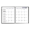  | AT-A-GLANCE G400H00 12-Month: Jan 2026 to Dec 2026 8.5 in. x 7 in. DayMinder Hard-Cover Unruled Monthly Planner with Memo Section - Black Cover image number 2