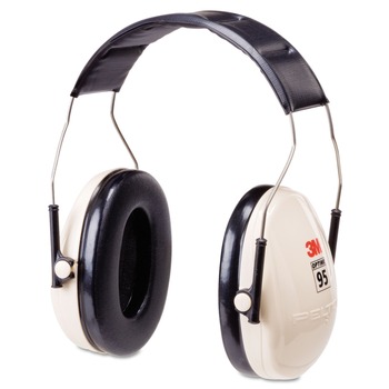 3M 21 dBA Peltor Optime 95 Low-Profile Folding Ear Muff - Beige/Black