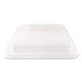 Bulk Savings Pricing 3 | Handi-Foil HFA 321LDL 10.75 in. x 10.19 in. x 1.63 in. Plastic Dome Lid - Clear (100/Carton) image number 1