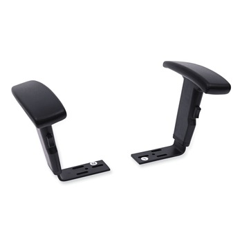 OFFICE FURNITURE ACCESSORIES | Alera ALEIN49AKA10B 1-Pair Height Adjustable T-Arms, Interval and Essentia Series Chairs/Stools - Black