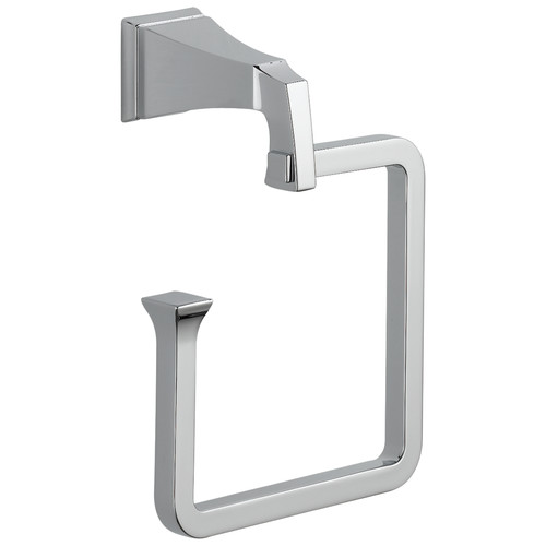 Bath Accessories | Delta 75146 Dryden Towel Ring - Chrome image number 0