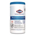Office Jansan | Clorox Healthcare 30577 6 in. x 5 in. 1-Ply Bleach Germicidal Wipes - Unscented, White (150/Canister, 6 Canisters/Carton) image number 2