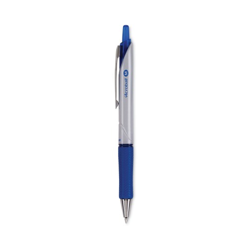 Pens | Pilot 31911 Acroball Pro Advanced Ink Medium 1 mm Hybrid Gel Pen - Blue Ink/Silver/Blue Barrel (1-Dozen) image number 0