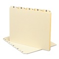 Mother’s Day Sale! Save 10% Off Select Items | Smead 50176 8.5 in. x 11 in. 1/5-Cut Top Tab Indexed A to Z File Guide Set - Manila (25/Set) image number 1