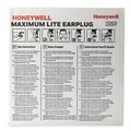 Ear Protection | Howard Leight by Honeywell LPF-30 30NRR MAXIMUM Lite Corded Single-Use Earplugs - Green (100/Box) image number 4