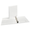 Office Jansan | Avery 79199 11 in. x 8.5 in. 1 in. Capacity 3 Rings Heavy-Duty View Binder with DuraHinge and One Touch EZD Rings - White image number 2