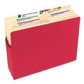 Office Jansan | Smead 73231 3.5 in. Expansion Colored File Pockets - Letter Size, Red image number 6