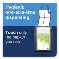 Food Service | Tork 7232000 4.4 x 5.6 x 6.7 Xpressnap Fit Tabletop Napkin Dispenser - Black image number 3