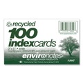 Flash Cards | Roaring Spring 74824 Environotes 3 in. x 5 in. Recycled Index Cards - White (36/Carton) image number 1