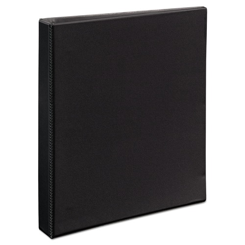 Mothers Day Sale! Save an Extra 10% off your order | Avery 09300 11 in. x 8.5 in. Sheet Size 1 in. Capacity 3 Rings Durable View Binder with DuraHinge and EZD Rings - Black image number 0