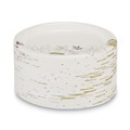  | Dixie UX7PATH Pathways Soak-Proof Shield 6.88 in. Paper Plates - Green/Burgundy (125/Pack, 8 Packs/Carton) image number 1