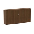  | Alera VA287215WA Valencia Series 70.63 in. x 15 in. x 35.38 in. 3-Compartment Hutch - Modern Walnut image number 3