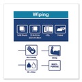Paper Towels and Napkins | Tork 440278 4-Ply 12.8 in. x 16.4 in. Unscented Industrial Paper Wiper - Blue (450/Carton) image number 5