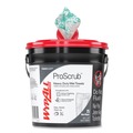 Hand Wipes | WypAll 91371CT 9-1/2 in. x 12 in. Citrus Scent Power Clean ProScrub Pre-Saturated Wipes - Green, (75/Bucket, 6 Buckets/Carton) image number 2