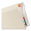 Office Jansan | Smead 67915 0.5 in. x 1 in. "15-in Yearly End Tab Folder Labels - Brown (25 Labels/Sheet, 10 Sheets/Pack) image number 3
