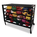 Office Filing Cabinets & Shelves | Champion Sports MBLX 24 in. x 47 in. x 37 in. 220 lbs. Capacity All Pro Lockable Metal Ball Locker - Black image number 4