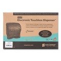 Labor Day Sale! Save $30 off $199! | San Jamar T8490TBK 11.88 in. x 9.1 in. x 14.4 in. Oceans Smart Essence Electronic Towel Dispenser - Black image number 4