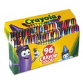 Office Jansan | Crayola 520096 Classic Color Crayons in Flip-Top Pack with Sharpener (96/Box) image number 0