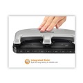 Office Jansan | PaperPro 2220 9/32 in. Holes 20-Sheet EZ Squeeze 3-Hole Punch - Black/Silver image number 5