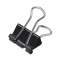 Universal UNV10200VP Binder Clips in Zip-Seal Bag - Small, Black/Silver (144/Pack) image number 1