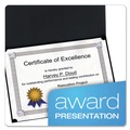 Office Jansan | Oxford 29900055BGD 11.25 in. x 8.75 in. Certificate Holder - Black (5/Pack) image number 1