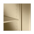  | Alera CM7824PY 36 in. x 24 in. x 78 in. Assembled High Storage Cabinet with Adjustable Shelves - Putty image number 2