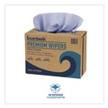 Cleaning & Janitorial Supplies | Boardwalk BWK-P070IDB 8.26 in. x 16.75 in. Hydrospun Wipers - Blue (1000/Carton) image number 3