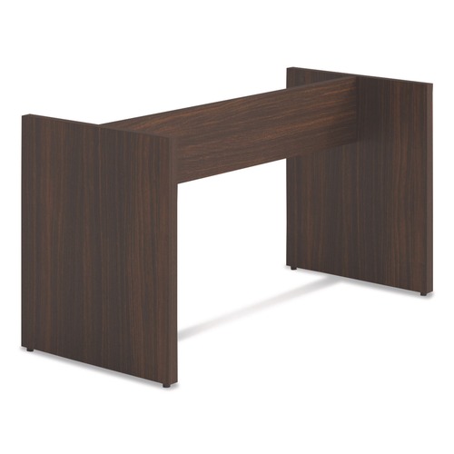 Office Desks & Workstations | Alera LGC-BL2 50 in. x 22 in. x 28 in. Seville 96 in. Wide Conference Table Base - Mahogany image number 0