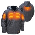 Heated Jackets | Dewalt DCHJ076ABD1-L 20V MAX Lithium-Ion Heavy Duty Heated Work Jacket Kit - Large, Black (2 Ah) image number 4