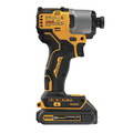 Impact Drivers | Dewalt DCF840C2 20V MAX Brushless Lithium-Ion 1/4 in. Cordless Impact Driver Kit with 2 Batteries (1.5 Ah) image number 4