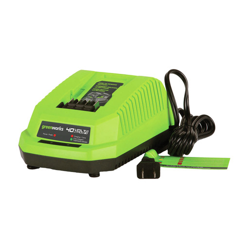 Black And Decker 40v Lithium Battery Charger Flashing Red Greenworks 29482 G Max 40v Lithium Ion Charger Cpo Outlets