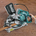 Miter Saws | Factory Reconditioned Makita XSL05Z-R 18V LXT Brushless Lithium-Ion 6 1/2 in. Cordless Dual-Bevel Sliding Compound Miter Saw with Laser (Tool Only) image number 7