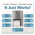 Cleaning & Janitorial Supplies | Bobrick B-4288 ConturaSeries 6.08 in. x 5.94 in. x 11 in. Two-Roll Tissue Dispenser - Stainless Steel image number 5