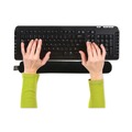 Office Jansan | IMAK Ergo A10160 17.75 in. x 3 in. Keyboard Wrist Cushion - Black image number 2
