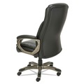  | Alera ALEVN4119 Veon Series Executive High-Back Bonded Leather Chair Supports Up to 275 lb - Black Seat/Back/Graphite Base image number 4