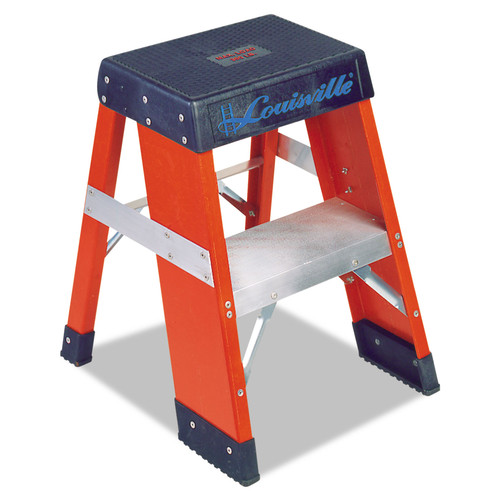 Ladders & Stools | Louisville FY8002 FY8000 Series 2 ft. 2-Step Industrial Fiberglass Step Stand image number 0