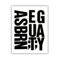 Bulk Savings Pricing 1 | Chartpak 01175 4 in. H Self Adhesive Press-On Vinyl Uppercase Letters - Black (58/Pack) image number 1