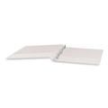 Office Jansan | Universal UNV20702 0.5 in. Capacity 11 in. x 8.5 in. 3 Slant D-Rings View Binder - White image number 2