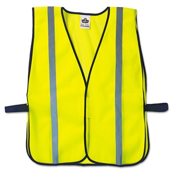 Ergodyne GloWear 8020HL Polyester Mesh Safety Vest - One Size Fits All/Lime