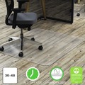 Cleaning & Janitorial Supplies | Deflecto CM21142PC 36 in. x 48 in. All Day Use Rectangular Chair Mat For Hard Floors - Clear image number 8