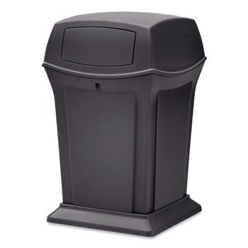 Rubbermaid Commercial FG917188BLA Ranger 45-Gallon Fire-Safe Structural Foam Container - Black