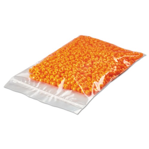Food Service | Universal UFS2MZ46 2 mil 4 in. x 6 in. Zip Reclosable Poly Bags - Clear (1000/Box) image number 0