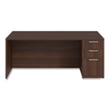 Office Desks & Workstations | Alera AE1NZK-S3672UF HRG 72 in. x 36 in. x 29 in. Seville Series Single Right Pedestal Desk - Mahogany image number 2