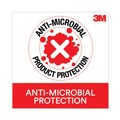 Office Jansan | 3M WR310LE 19 in. Antimicrobial Leatherette Cover Gel Wrist Rest for Keyboard - Black image number 7