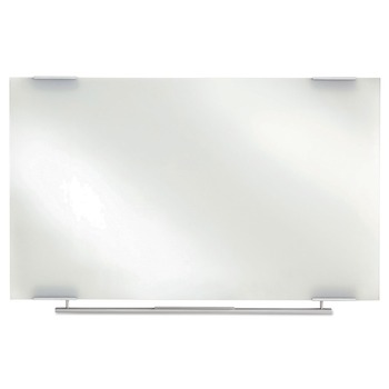 Iceberg Clarity 72 in. x 36 in. Glass Dry Erase Board with Aluminum Trim - White Surface