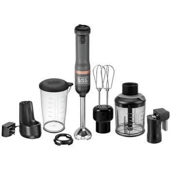 Black & Decker kitchen wand Cordless Blender 4-in-1 Kitchen Multi-Tool - Grey