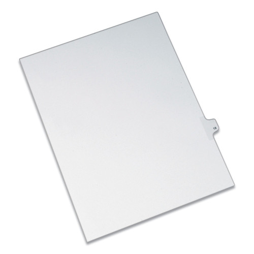Customer Appreciation Sale - Save up to $60 off | Avery 82216 Preprinted Legal Exhibit Side Tab Index Dividers, Allstate Style, 10-Tab, 18, 11 X 8.5, White, 25/pack image number 0