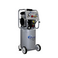 Portable Air Compressors | California Air Tools CAT-10020ACAD 2 HP 10 Gallon Ultra Quiet and Oil-Free Aluminum Tank Dolly Air Compressor image number 1