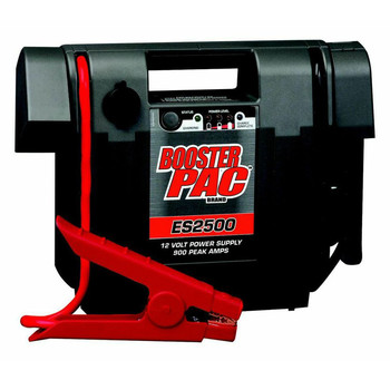 Booster Pac Es2500 12v 900 Amp Battery Jump Starter With Power Cord And Charger